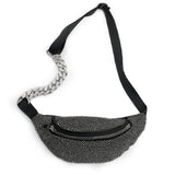 Full Diamond Waist Bag Women's Messenger Bag Rhinestone