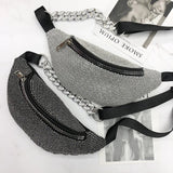 Full Diamond Waist Bag Women's Messenger Bag Rhinestone