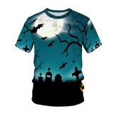Halloween 3D Print Men's Short Sleeve T-Shirt
