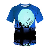 Halloween 3D Print Men's Short Sleeve T-Shirt