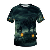 Halloween 3D Print Men's Short Sleeve T-Shirt
