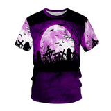 Halloween 3D Print Men's Short Sleeve T-Shirt