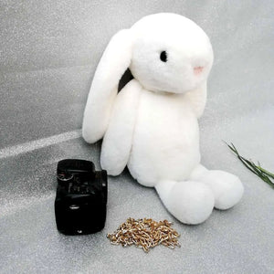 Rex Rabbit Plush One Shoulder Messenger Rabbit Bag Chain