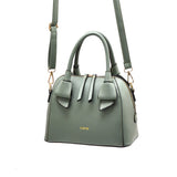 Small PU Leather Shoulder Bag for Women Diagonal Zipper Shell Bag