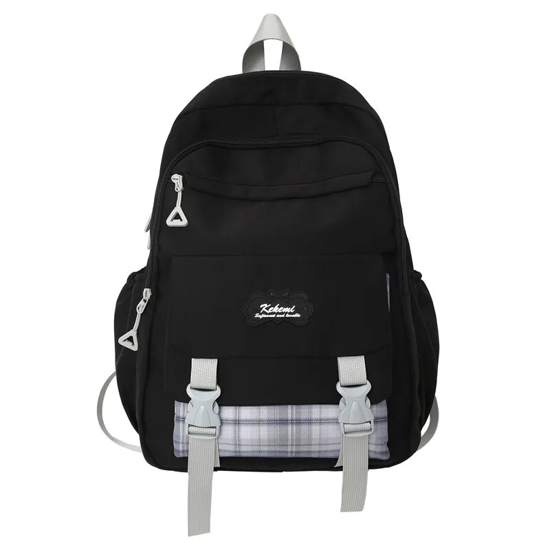 Large-Capacity Waterproof Nylon Backpack Unisex Travel Bag