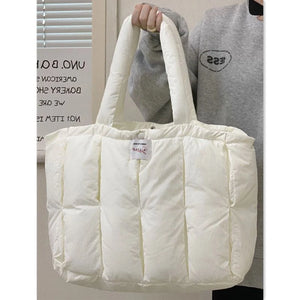 Cotton-Filled Foldable Tote Bag