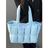 Cotton-Filled Foldable Tote Bag