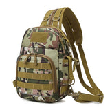Men's Outdoor Camo Chest Bag Backpack Tactical Shoulder Bag