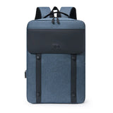 Waterproof backpack with USB port for men