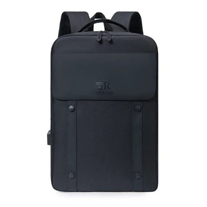 Waterproof backpack with USB port for men