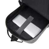 Waterproof backpack with USB port for men