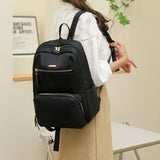 Oxford Cloth Backpack Large Capacity Student Schoolbag Light Backpack