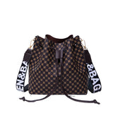 Retro Large-Capacity Bucket Bag for Women