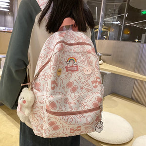 Girls School Bag, Middle School Backpack, Light Primary School Backpack