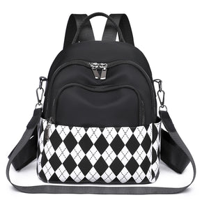 School Ladies Backpack Oxford Cloth Lightweight Girls Backpack