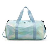 Women's Laser Yoga Bag Causal Travel Handbag Shoulder Crossbody Luggage