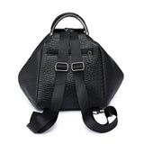 Women's Soft Leather Backpack - Travel, Young Girl 3-in-1 Backpack