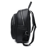 Retro PU Leather Women's Backpack with Large Capacity