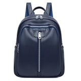 Retro PU Leather Women's Backpack with Large Capacity