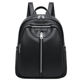 Retro PU Leather Women's Backpack with Large Capacity