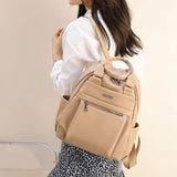 Soft Leather Women's Backpack - Waterproof Travel Bag