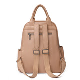 Soft Leather Women's Backpack - Waterproof Travel Bag