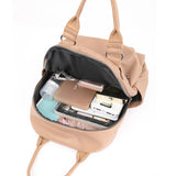 Soft Leather Women's Backpack - Waterproof Travel Bag