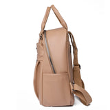 Soft Leather Women's Backpack - Waterproof Travel Bag