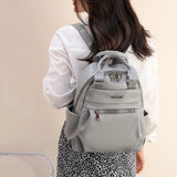 Soft Leather Women's Backpack - Waterproof Travel Bag