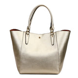 Women's PU Leather Shoulder Bag Retro Large Capacity Handbag