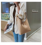 Women's PU Leather Shoulder Bag Soft Mother Bag