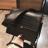 Women's PU Leather Square Shoulder Messenger Bag