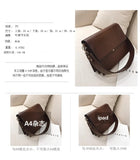 Women's PU Leather Square Shoulder Messenger Bag