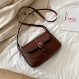 Vintage Leather Womens Shoulder Bag