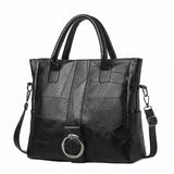Women's Soft Leather High-Capacity Handbag