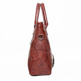 Women's Soft Leather High-Capacity Handbag