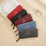 Women's Zipper Handbag Long Wallet Large Capacity Mobile Phone Bag