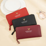 Women's Zipper Handbag Long Wallet Large Capacity Mobile Phone Bag
