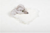 Mini Rabbit Fur Flap Bag with Fox Head - Korea