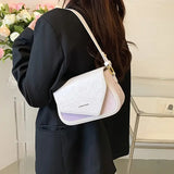 Cartoon Embossed Flap Shoulder Bag Retro Crossbody Bag