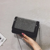 Spring Western Style Women's Leather Messenger Bag Small Square Shoulder Bag