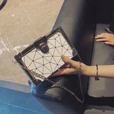 High-End Small Square Bag Shoulder Chain Messenger Bag