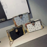 High-End Small Square Bag Shoulder Chain Messenger Bag