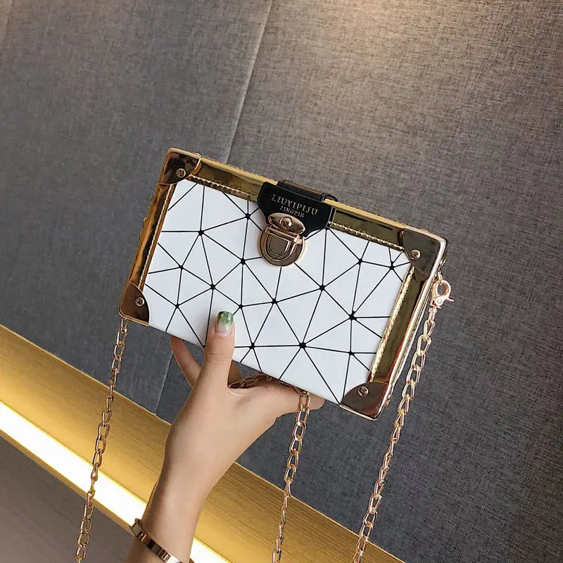 High-End Small Square Bag Shoulder Chain Messenger Bag