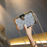 High-End Small Square Bag Shoulder Chain Messenger Bag