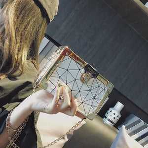 High-End Small Square Bag Shoulder Chain Messenger Bag
