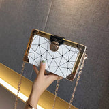 High-End Small Square Bag Shoulder Chain Messenger Bag