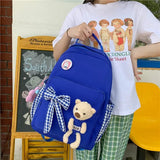 Kids Backpack School Bag without Bear Doll Pendant