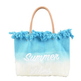 Women's Large Woven Shoulder Bag
