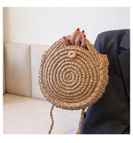 Straw Woven Large-Capacity Women's Shoulder Bag